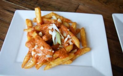 Butter Chicken Poutine - Bombay Grill Milton