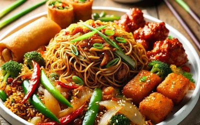 Veg. Chicken Hakka Veg. Chicken Hakka