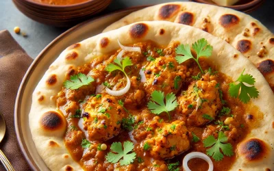 Chicken Keema Naan (With Gravy) Chicken Keema Naan (With Gravy)