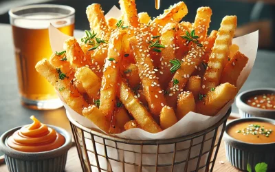 Honey Garlic Fries Honey Garlic Fries