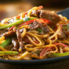 Beef Hakka Noodles 