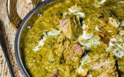 Saag Lamb - Bombay Grill Milton