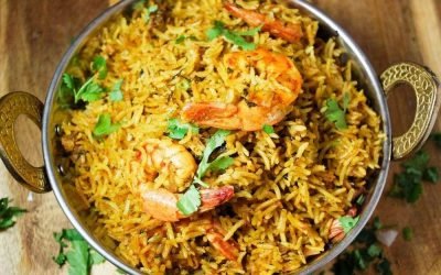 Shrimp Biryani - Bombay Grill Milton